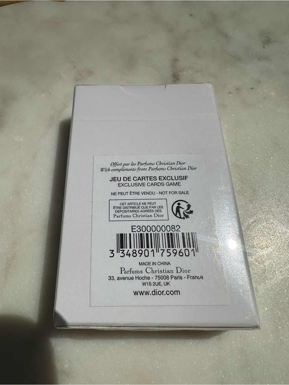 Dior Collectible Playing Cards | Sealed Exclusive Christian Dior Cards Game - Picture 4 of 4